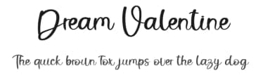 Dream Valentine by Etik Fatimah — Script Handwritten Font — thumbnail 1