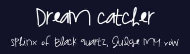 Dream Catcher by Des Gomez — Script Handwritten Font — thumbnail 2