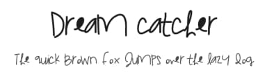 Dream Catcher by Des Gomez — Script Handwritten Font — thumbnail 1