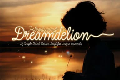 Dreamdelion Font by BMACHINA Laboratories — Script Handwritten Font — thumbnail 1