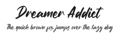 Dreamer Addict by FatmaStudio — Script Handwritten Font — thumbnail 1
