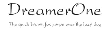 DreamerOne by Varian's Dreamfonts — Script Handwritten Font — thumbnail 1
