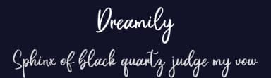 Dreamily by Bluestype Studio — Script Handwritten Font — thumbnail 2