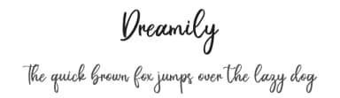 Dreamily by Bluestype Studio — Script Handwritten Font — thumbnail 1