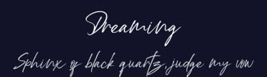 Dreaming by Haksen Studio — Script Handwritten Font — thumbnail 2