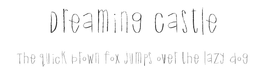 Dreaming Castle by Xerographer Fonts — Script Handwritten Font