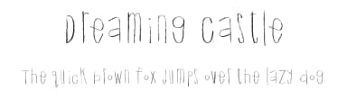 Dreaming Castle by Xerographer Fonts — Script Handwritten Font — thumbnail 1