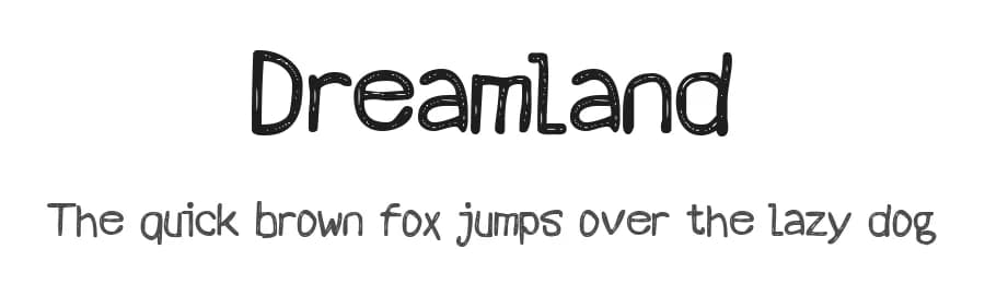 Dreamland by AnyTypeCo — Script Handwritten Font