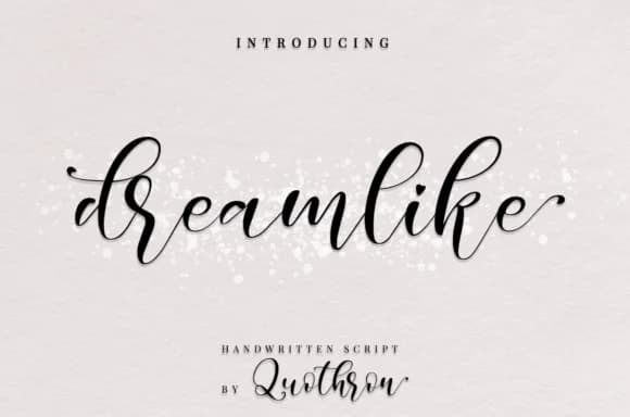 Dreamlike Script Font by it_was_a_good_day — Script Handwritten Font