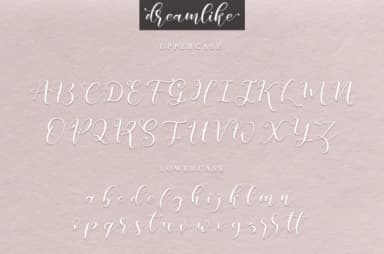 Dreamlike Script Font by it_was_a_good_day — Script Handwritten Font — thumbnail 2