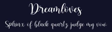 Dreamloves by Vz Type — Script Handwritten Font — thumbnail 2