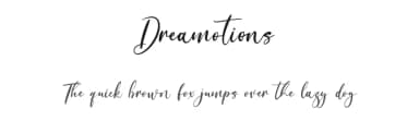 Dreamotions by Maulana Creative — Script Handwritten Font — thumbnail 1