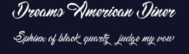 Dreams American Diner by fontsandfashion — Script Handwritten Font — thumbnail 2
