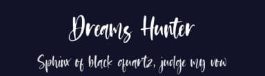 Dreams Hunter by Balpirick Studio — Script Handwritten Font — thumbnail 2