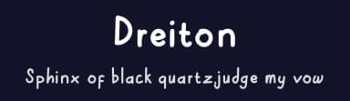 Dreiton by Dasukreation — Script Handwritten Font — thumbnail 2