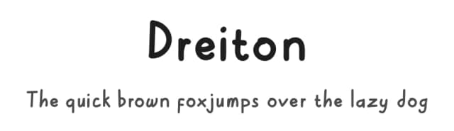 Dreiton by Dasukreation — Script Handwritten Font
