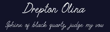 Drepton Olina by UI Creative — Script Handwritten Font — thumbnail 2