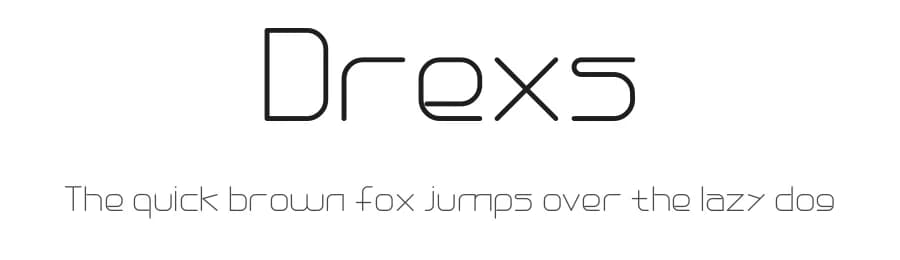 Drexs by eitiqad blues — Sans Serif Font