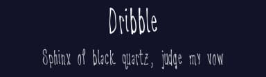 Dribble by BessAsher Rebel — Script Handwritten Font — thumbnail 2