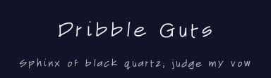 Dribble Guts by Libby — Script Handwritten Font — thumbnail 2