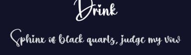 Drink by Scratchones — Script Handwritten Font — thumbnail 2