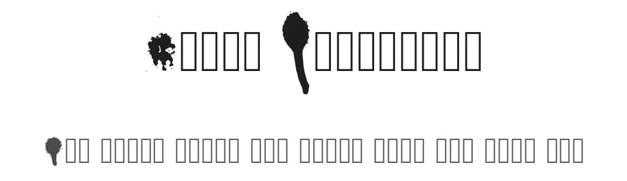 Drips Splatters by Marcus Melton — Dingbats Font