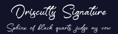Driscutty Signature by Letterena Studios — Script Handwritten Font — thumbnail 2