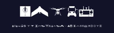 Drone by Glyphcraft — Dingbats Font — thumbnail 2