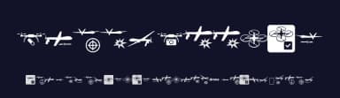 Drone Attack by Studio Dot by dot — Dingbats Font — thumbnail 2