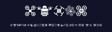 Drone by Woodcutter — Dingbats Font — thumbnail 2