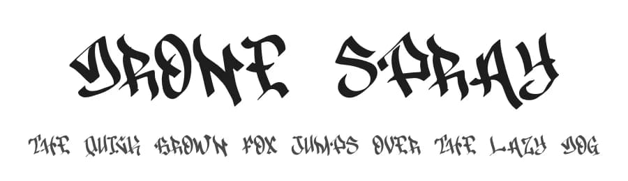 Drone Spray by Haksen Studio — Script Handwritten Font