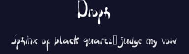 Droph by Mozyen Studio — Script Handwritten Font — thumbnail 2