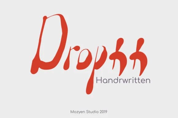 Drophh Font by Mozyen Studio — Script Handwritten Font
