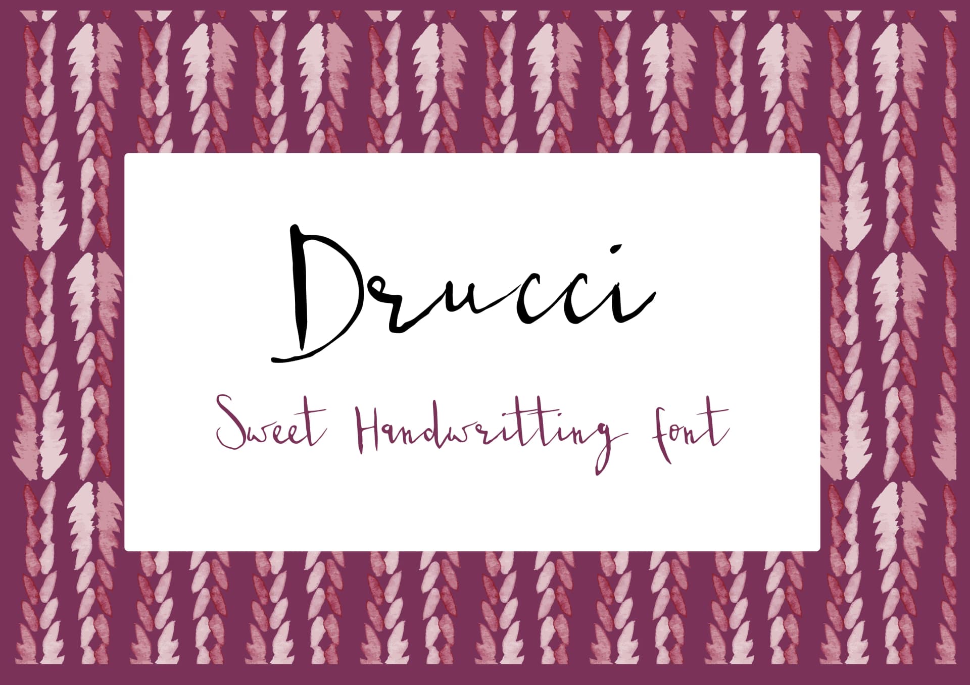 Drucci Font by Silvia Porcu — Script Handwritten Font