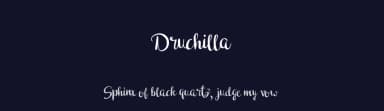 Druchilla by madeDeduk — Script Handwritten Font — thumbnail 2