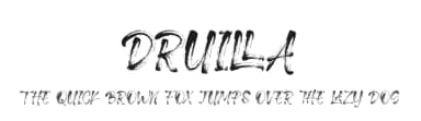 Druilla by Kong Font — Script Handwritten Font — thumbnail 1