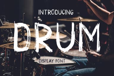 Drum Font by Peliken — Script Handwritten Font — thumbnail 1