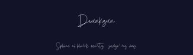 Drunkgun by Eifetstype — Script Handwritten Font — thumbnail 2