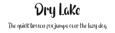 Dry Lake by Inermedia Studio — Script Handwritten Font — thumbnail 1