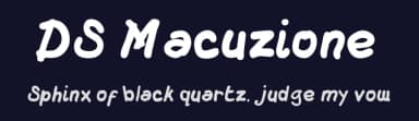 DS Macuzione by DLVASTF TypeSupply — Script Handwritten Font — thumbnail 2