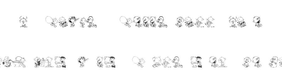 DT Janis & Jeffs Happy Daze by Dantingler — Dingbats Font