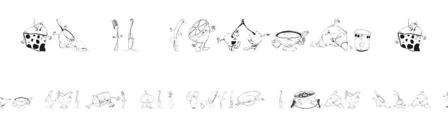 DT No Mickey D by Dantingler — Dingbats Font