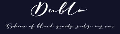 Dublo by Jroh Creative — Script Handwritten Font — thumbnail 2