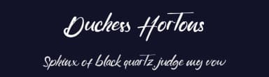 Duchess Hortons by Kong Font — Script Handwritten Font — thumbnail 2