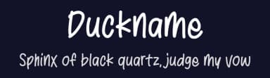 Duckname by Khurasan — Script Handwritten Font — thumbnail 2