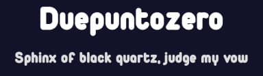 Duepuntozero by Zetafonts — Sans Serif Font — thumbnail 2