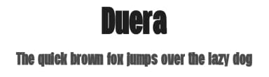 Duera by Måns Grebäck — Sans Serif Font — thumbnail 1