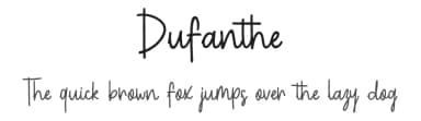 Dufanthe by Khurasan — Script Handwritten Font — thumbnail 1