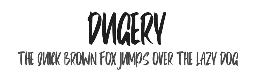 Dugery by Skiiller Studio — Script Handwritten Font