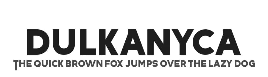 Dulkanyca by LJ Design Studios — Sans Serif Font — preview 1